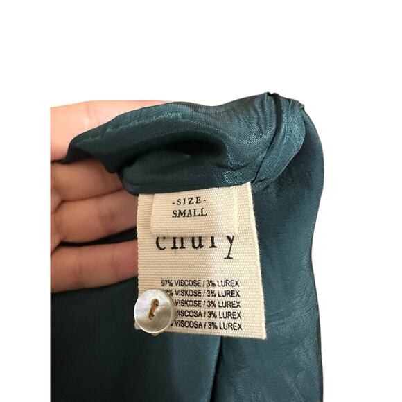 CHUFY Killa Gathered Printed Fil Coupé Georgette Midi Dress size Small $650 - Picture 6 of 8